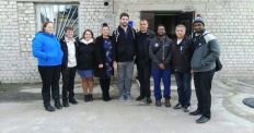​Представники Корпусу миру відвідали центр соціальної допомоги безпритульним/
