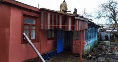 ​Любарские бойцы ДСНС спасли жилой дом от полного уничтожения огнем/