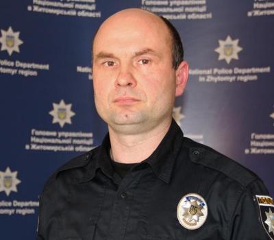 ​Миротворець-поліцейський Житомирщини Володимир Добровольський: Безпека – це фундамент для процвітання будь-якої держави