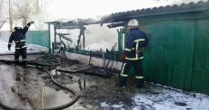 ​Велика Фосня​: В Овруцькому районі ліквідували пожежу в господарській будівлі/