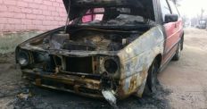 ​В Коростене сгорел «Volkswagen Golf». ФОТО/