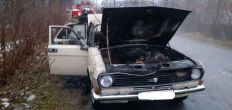 ​В Житомирской области во время движения загорелся автомобиль/