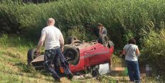 ​В Житомирской области перевернулась машина - пострадали три человека из Тернопольской области/