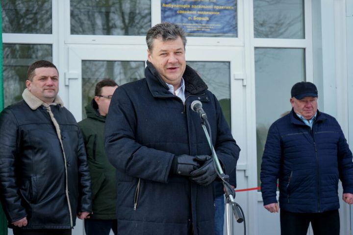 Медицина становится более доступной для людей, — Виталий Бунечко во время открытия амбулатории в селе Борщев