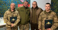 ​Подарки и поздравления с Житомирской области привез председатель областного совета защитникам на Востоке Украины