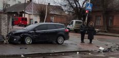 ​У Житомирі на перехресті Михайла Грушевського та Князів Острозьких сталася ДТП. ФОТО/