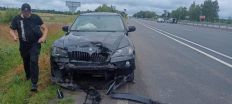 ​На Житомирщині зіткнулися «BMW» та «Hyundai». ФОТО/